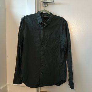 Bonobos Brushed Button-Down Shirt
M in Green Jaspe and Slim